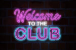Welcome To Club Mandi sign